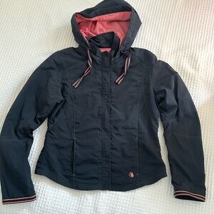 Groggy navy jacket with pink mesh lining, size L